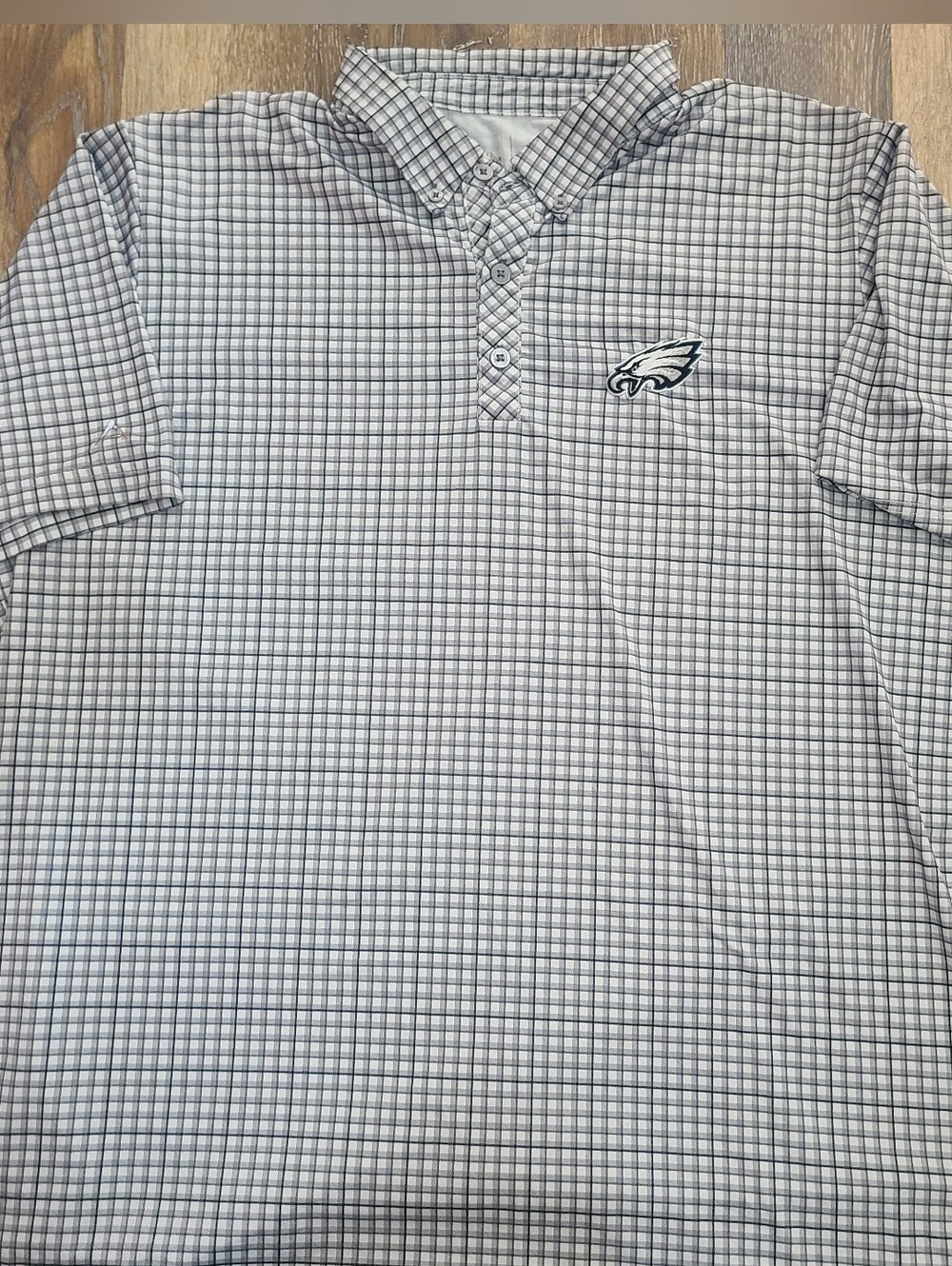Antigua NFL Eagles Embroidered Polo Mens XL